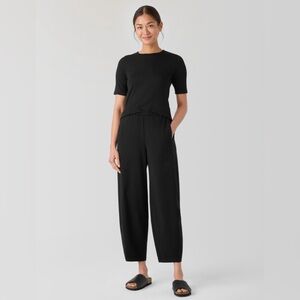 Eileen Fisher Pima Cotton Stretch Jersey Lantern Pant